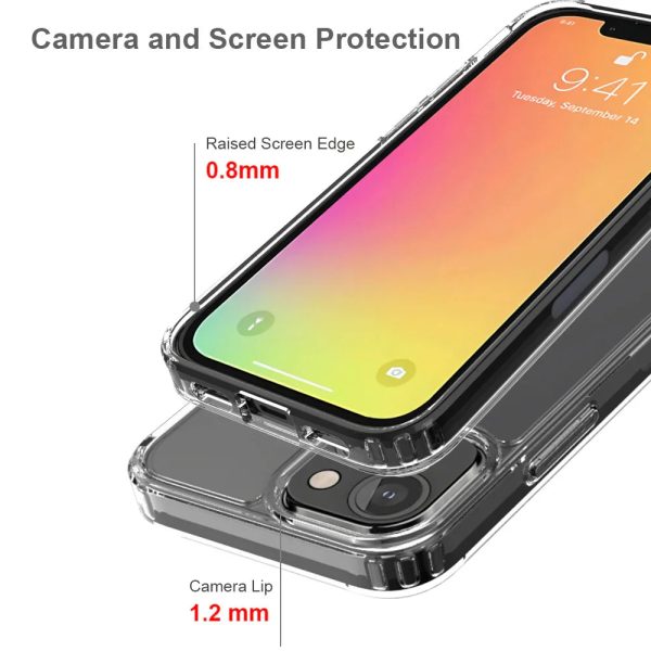Armor-X Ahn Shockproof Protective Case For iPhone 13 - Clear - Tashqila