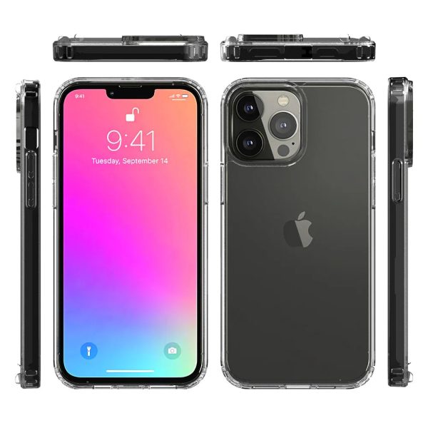 Armor-X Ahn Shockproof Protective Case For iPhone 13 Pro Max - Clear - Tashqila