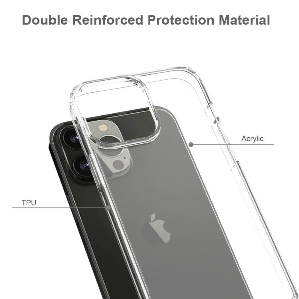 Armor-X Ahn Shockproof Protective Case For iPhone 13 Pro Max - Clear - Tashqila