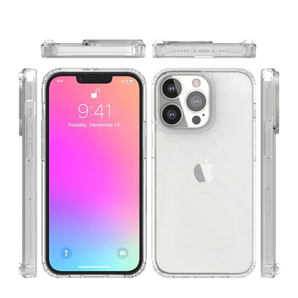 Armor-X Ahn Shockproof Protective Case For iPhone 13 Pro - Clear - Tashqila