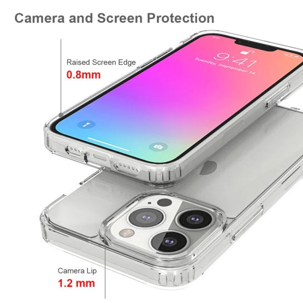 Armor-X Ahn Shockproof Protective Case For iPhone 13 Pro - Clear - Tashqila