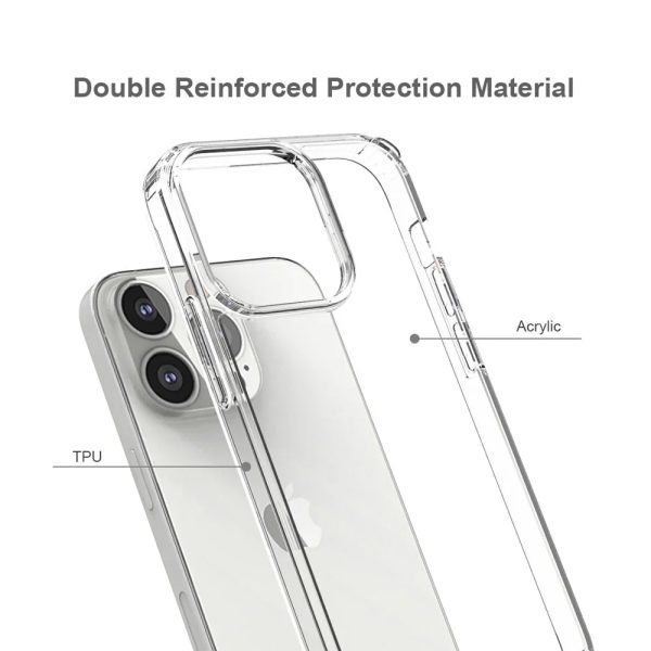 Armor-X Ahn Shockproof Protective Case For iPhone 13 Pro - Clear - Tashqila