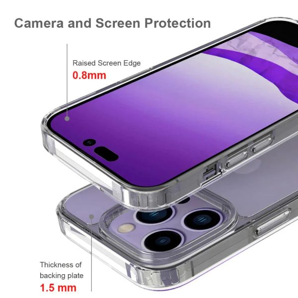 Armor-X AHN Shockproof Protective Case For iPhone 14 Pro - Clear - Tashqila