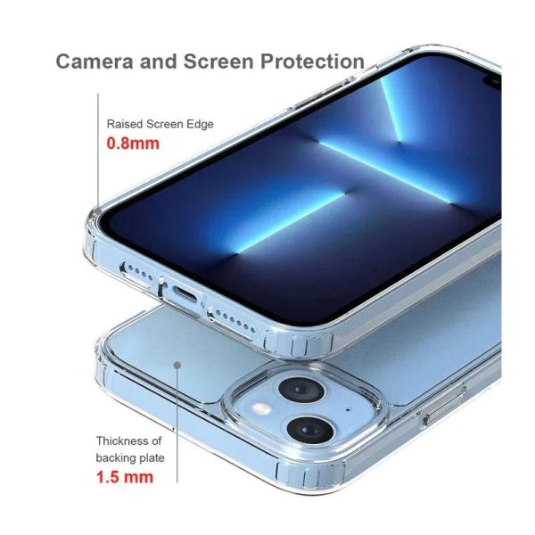 Armor-X AHN Shockproof Protective Case For iPhone 15 Plus - Clear - Tashqila