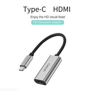 Wiwu Alpha Type-C To HDMI Hub - Gray - Tashqila