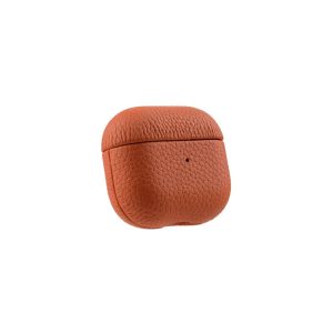 Melkco Airpods 3 Origin Series Premium Leather Cover - Orange - Tashqila
