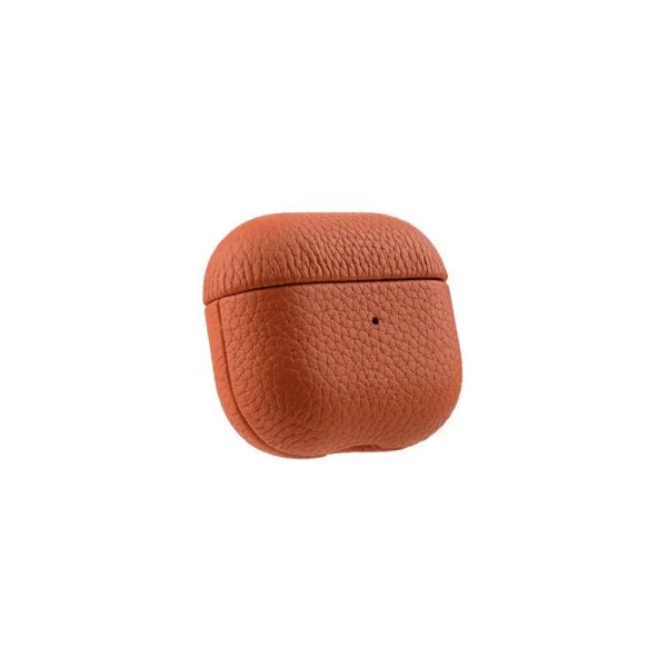 Melkco Airpods 3 Origin Series Premium Leather Cover - Orange - Tashqila