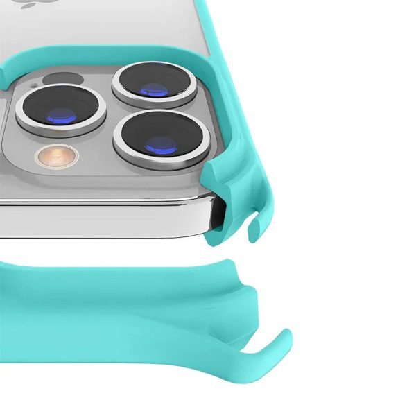 Itskins Hybrid Sling iPhone 13 Pro Max Cover - Light Blue - Tashqila