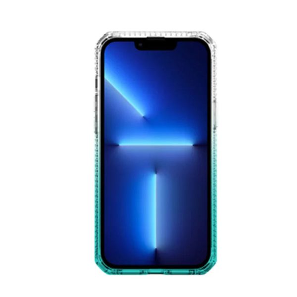 Itskins Hybrid Ombre iPhone 13 Pro Max Cover - Teal - Tashqila