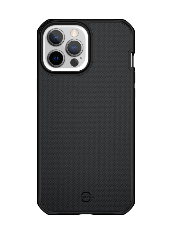Itskins Hybrid Ballistic iPhone 13 Pro Max Case - Black - Tashqila