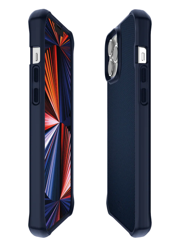 Itskins Hybrid Ballistic iPhone 13 Pro Max Case - Dark Blue - Tashqila