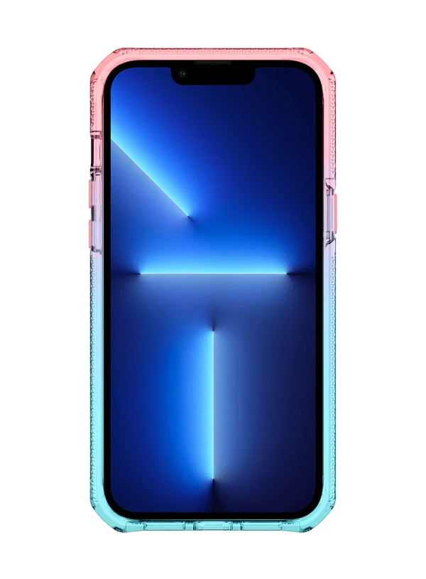 Itskins Supreme Prism iPhone 13 Pro Max Cover - Light Blue And Light Pink - Tashqila