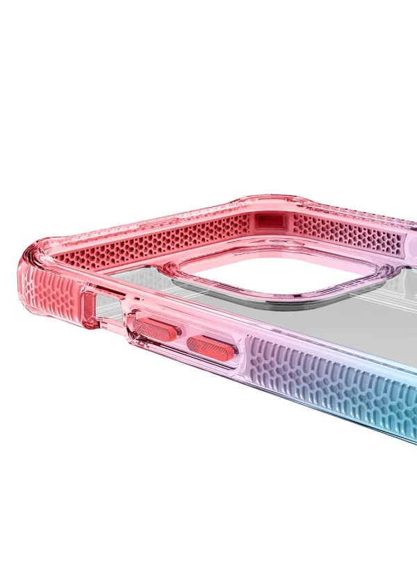 Itskins Supreme Prism iPhone 13 Pro Max Cover - Light Blue And Light Pink - Tashqila