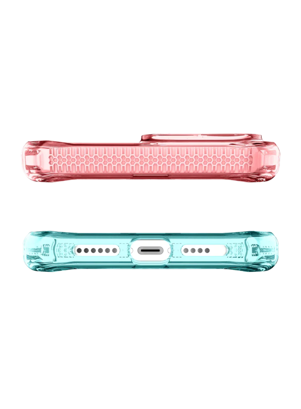 Itskins Supreme Prism iPhone 13 Pro Max Cover - Light Blue And Light Pink - Tashqila