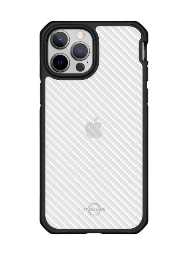 Itskins Hybrid Tek iPhone 13 Pro Case - Black And Transparent - Tashqila