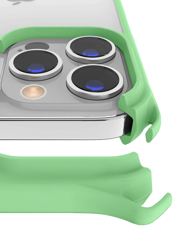Itskins Hybrid Sling iPhone 13 Pro Cover - Light Green - Tashqila