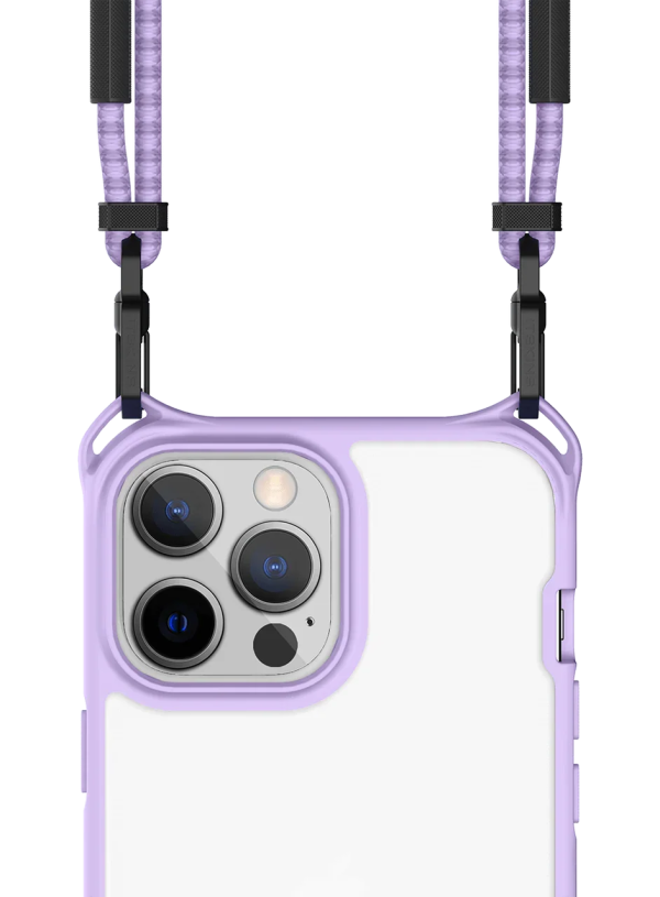 Itskins Hybrid Sling iPhone 13 Pro Cover - Light Purple - Tashqila