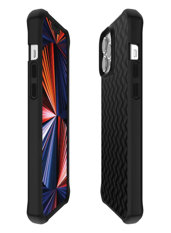 Itskins Hybrid Mag Carbon iPhone 13 Pro Series Cover - Black Shinning 12K Carbon - Tashqila
