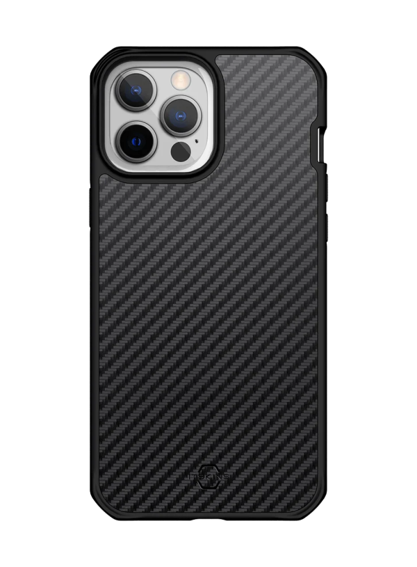 Itskins Hybrid Mag Carbon iPhone 13 Pro Series Cover - Black1 - Tashqila