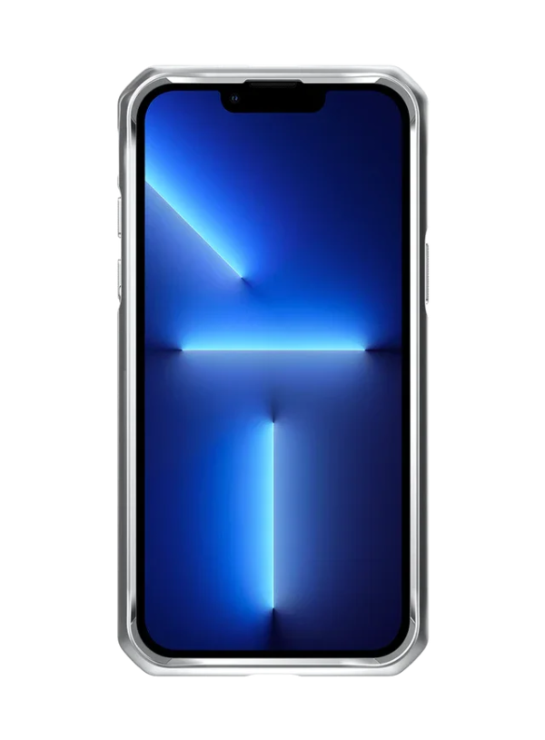 Itskins Hybrid Glass iPhone 13 Pro Cover - Silver - Tashqila