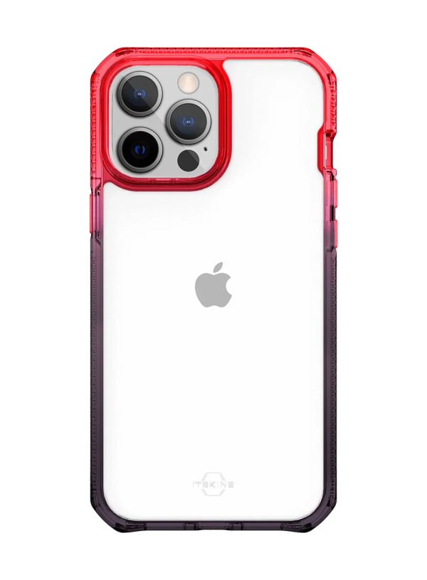 Itskins Supreme Prism iPhone 13 Pro Cover - Coral And Black - Tashqila