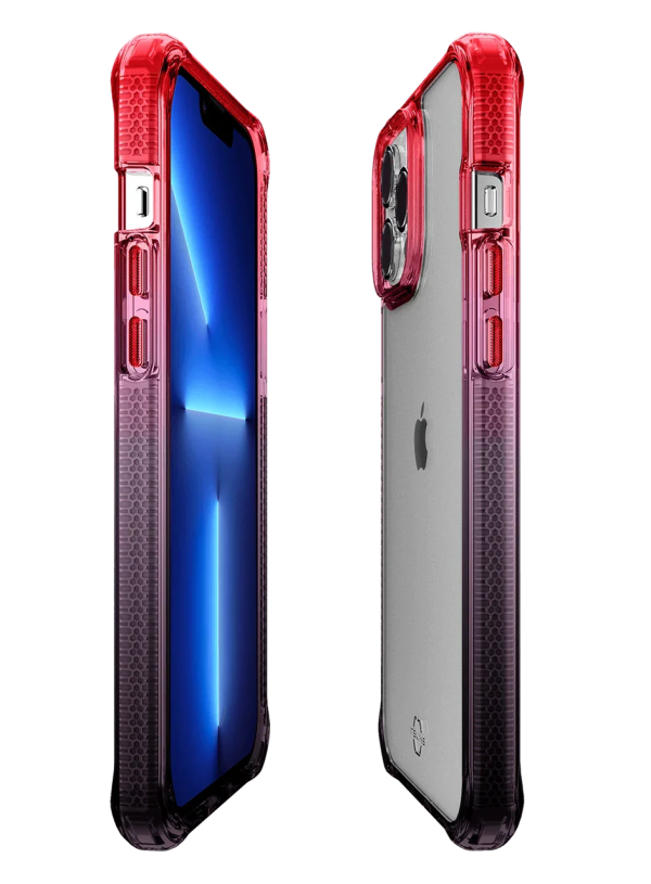 Itskins Supreme Prism iPhone 13 Pro Cover - Coral And Black - Tashqila