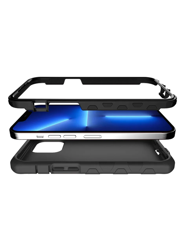 Itskins Supreme Solid iPhone 13 Pro Cover - Charcoal Black - Tashqila