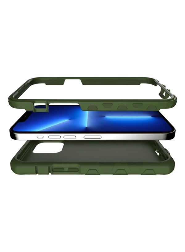 Itskins Supreme Solid iPhone 13 Pro Cover - Olive Green - Tashqila