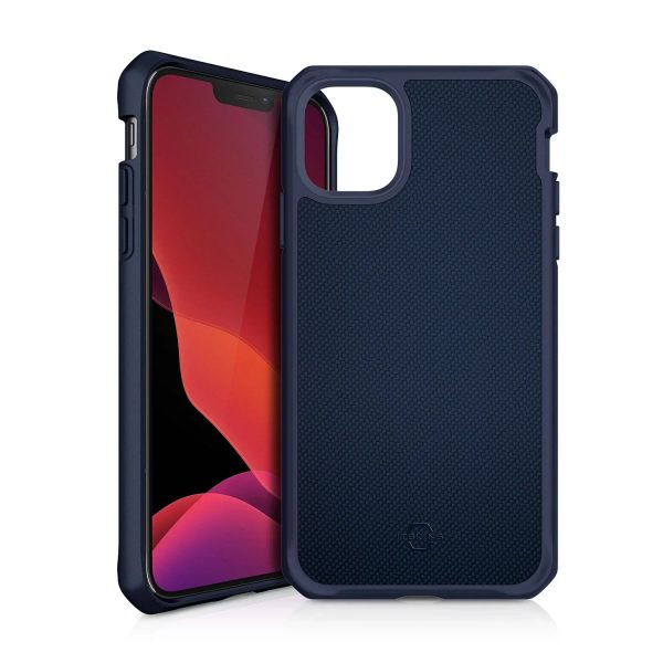 Itskins Hybrid Ballistic iPhone 12 & 12 Pro Magsafe Case - Dark Blue - Tashqila