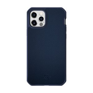 Itskins Hybrid Ballistic iPhone 12 & 12 Pro Magsafe Case - Dark Blue - Tashqila