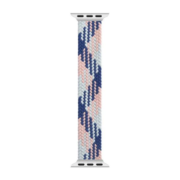 Wiwu Watch 49/46/45/44 Mm Braided Loop 155mm Strap - Pink+Blue+Dark Blue - Tashqila