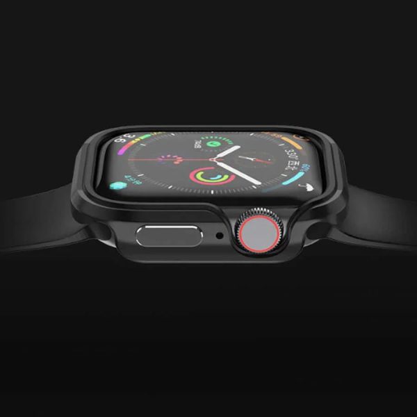Wiwu Defense Armor Series Case For Apple Watch 44/45 Mm -Black - Tashqila