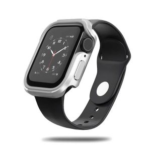 Wiwu Defense Armor Series Case For Apple Watch 44/45 Mm - Silver - Tashqila