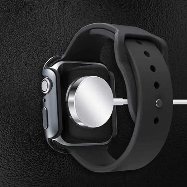 Wiwu Defense Armor Series Case For Apple Watch 44/45 Mm - Silver - Tashqila