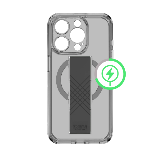 Itskins Avana Grip-It iPhone 14 Pro Max Magsafe Cover - Black - Tashqila