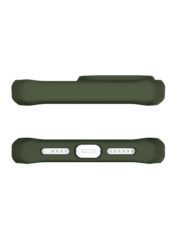 Itskins Hybrid Tek iPhone 14 Pro Max Case - Olive Green And Transparent - Tashqila