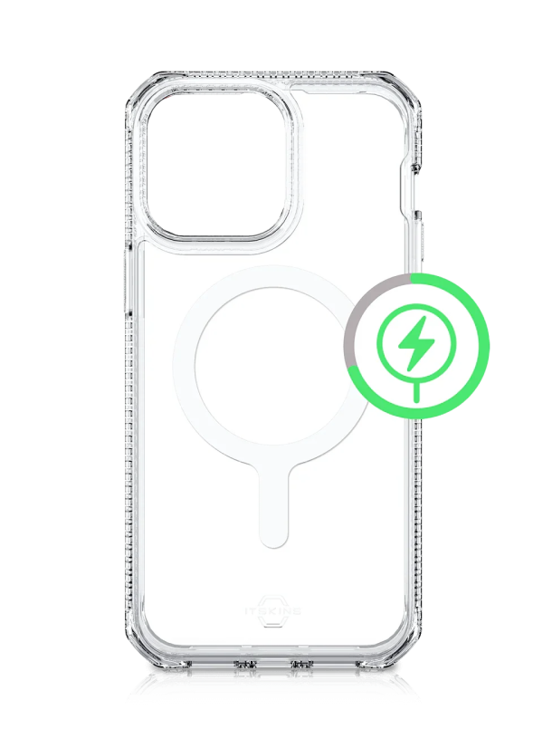 Itskins Hybrid Clear iPhone 14 Pro Max Magsafe Case - Transparent - Tashqila