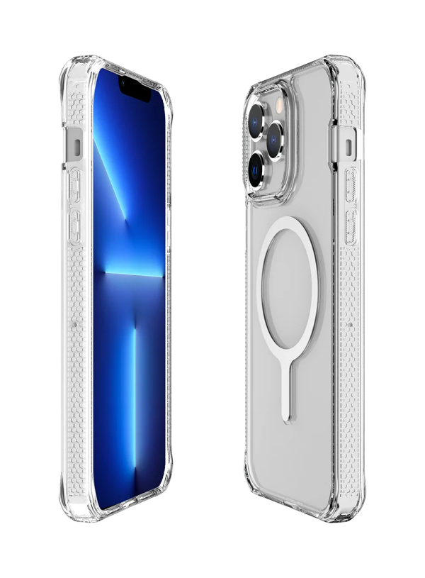 Itskins Hybrid Clear iPhone 14 Pro Max Magsafe Case - Transparent - Tashqila