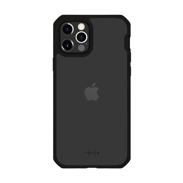 Itskins Feroniabio Pure iPhone 12 Pro Max Case - Black And Transparent - Tashqila