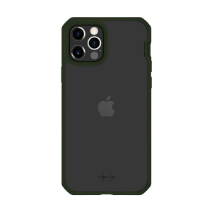 Itskins Feroniabio Pure iPhone 12 Pro Max Case - Kaki And Transparent - Tashqila