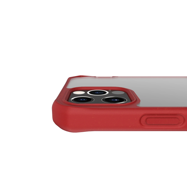 Itskins Feroniabio Pure iPhone 12 Pro Max Case - Red And Transparent - Tashqila