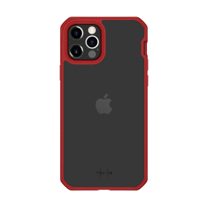 Itskins Feroniabio Pure iPhone 12 Pro Max Case - Red And Transparent - Tashqila