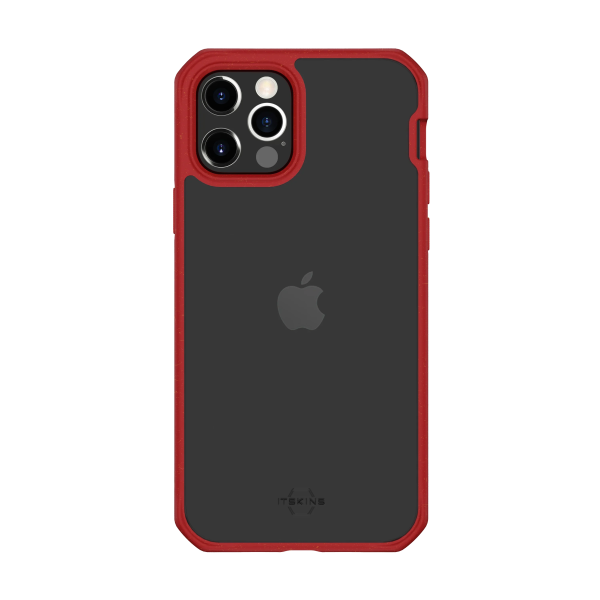 Itskins Feroniabio Pure iPhone 12 Pro Max Case - Red And Transparent - Tashqila