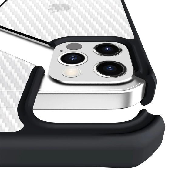 Itskins Hybrid Tek iPhone 12 Pro Max Case - Black And Transparent - Tashqila