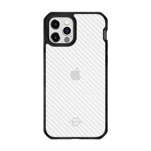 Itskins Hybrid Tek iPhone 12 Pro Max Case - Black And Transparent - Tashqila