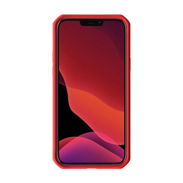 Itskins Hybrid Tek iPhone 12 Pro Max Case - Red And Transparent - Tashqila