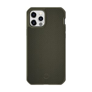 Itskins Hybrid Ballistic iPhone 12 Pro Max Magsafe Case -Kaki - Tashqila