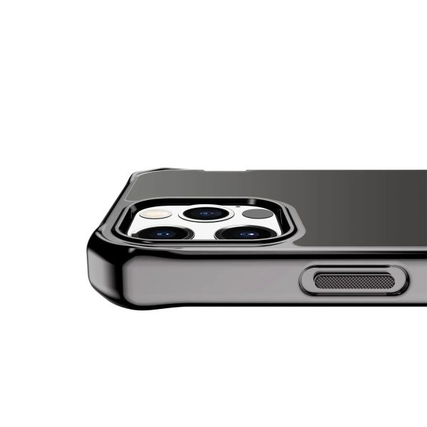 Itskins Hybrid Glass iPhone 12 Pro Max Cover - Space Grey - Tashqila