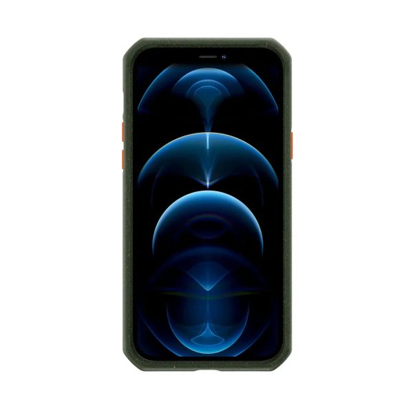 Itskins Feroniabio Summit iPhone 12 Pro Max Case - Kaki And Orange - Tashqila