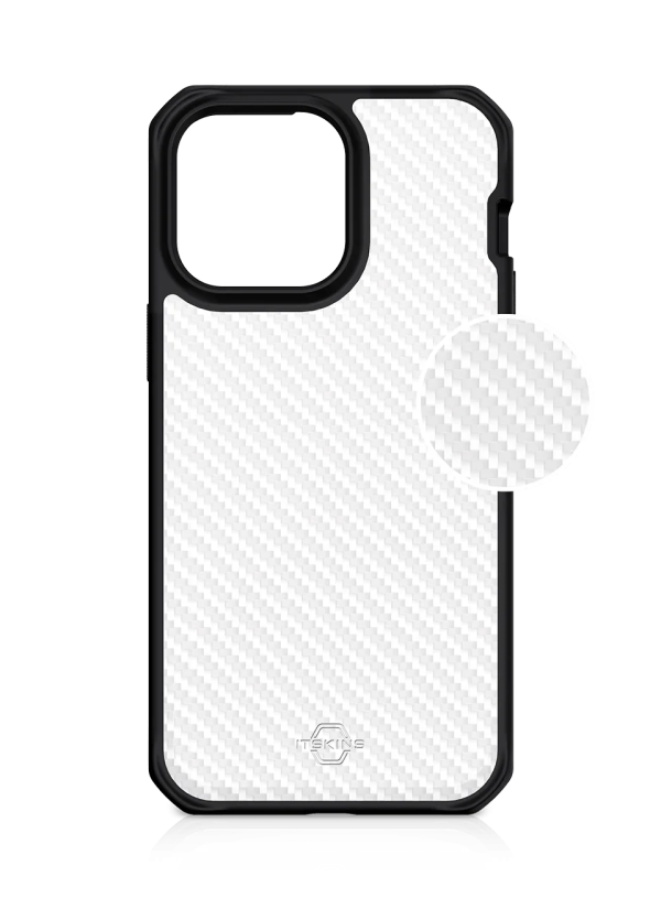 Itskins Hybrid Tek iPhone 14 Pro Case - Black And Transparent - Tashqila